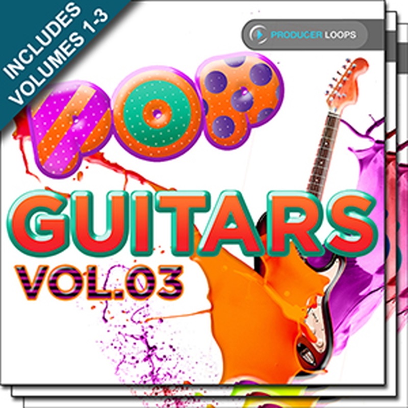 PRODUCER LOOPS POP GUITARS BUNDLE (VOLS 1-3)(オンライン納品)(2時間以内に納品)