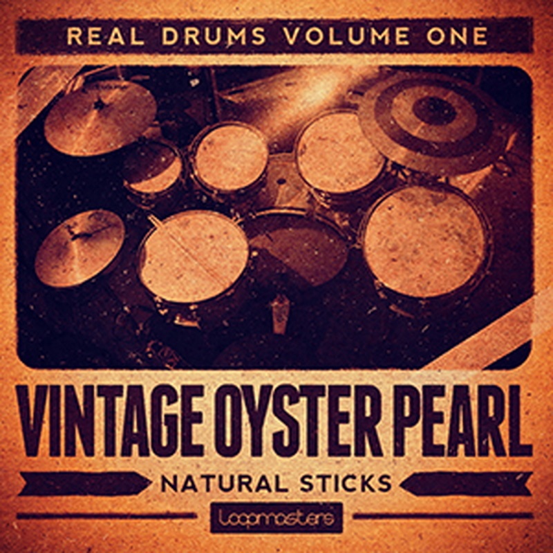 LOOPMASTERS REAL DRUMS VOL.1 - VINTAGE OYSTER PEARL(オンライン納品)(2時間以内に納品)