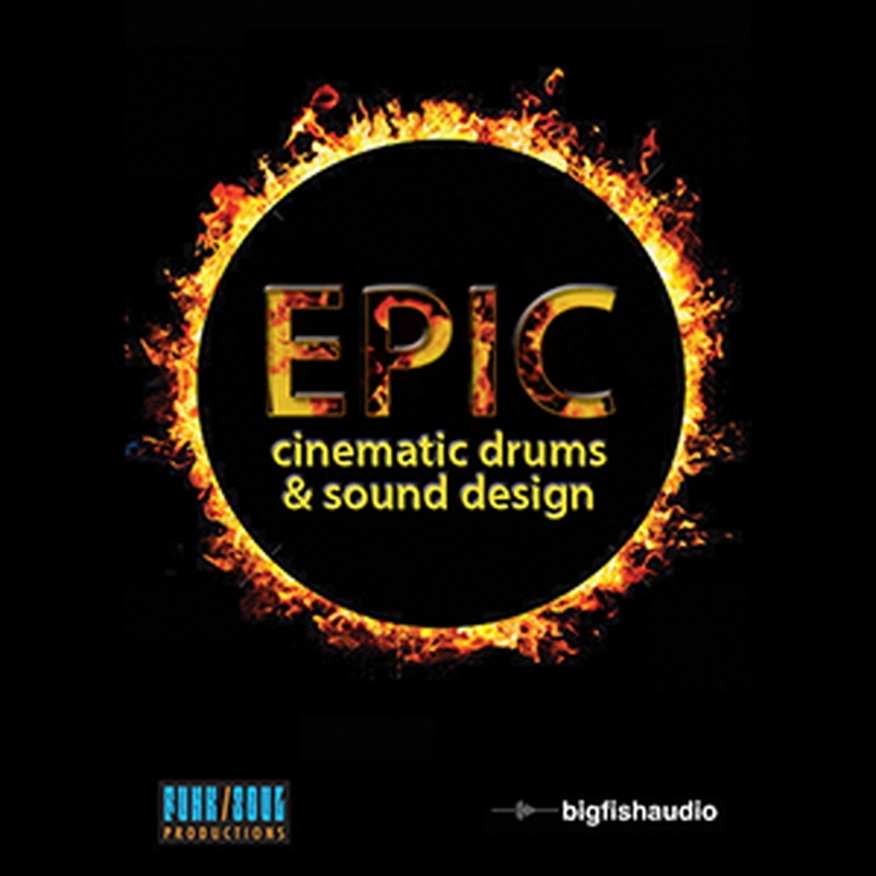 BIG FISH AUDIO EPIC - CINEMATIC DRUMS & SOUND DESIGN(オンライン納品)(2時間以内に納品)