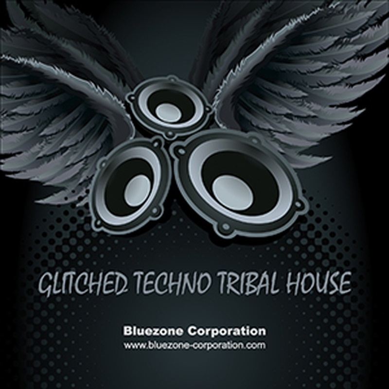BLUEZONE GLITCHED TECHNO TRIBAL HOUSE(オンライン納品)(2時間以内に納品)