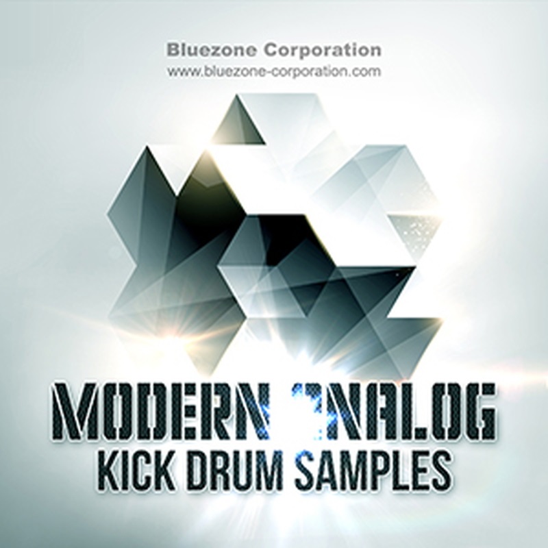 BLUEZONE MODERN ANALOG KICK DRUM SAMPLES(オンライン納品)(2時間以内に納品)