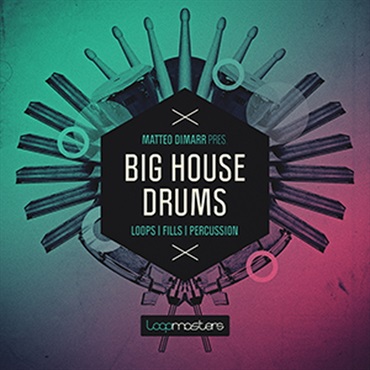 LOOPMASTERS MATTEO DIMARR BIG HOUSE DRUMS(オンライン納品)(2時間以内に納品)