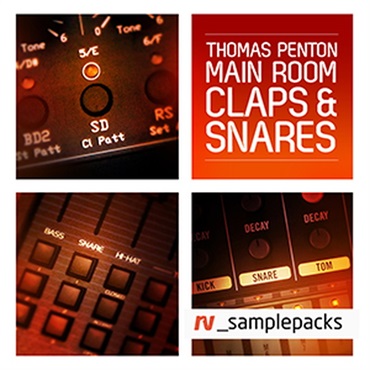 RV_samplepacks THOMAS PENTON MAIN ROOM CLAPS & SNARES(オンライン納品)(2時間以内に納品)