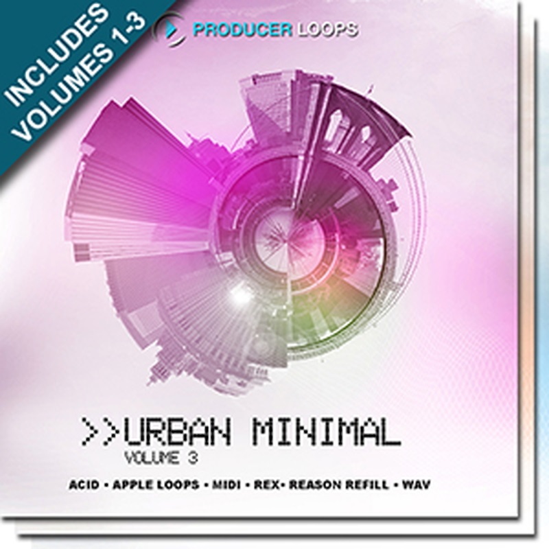 PRODUCER LOOPS URBAN MINIMAL BUNDLE (VOLS 1-3)(オンライン納品)(2時間以内に納品)