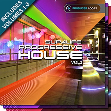 PRODUCER LOOPS SUPALIFE PROGRESSIVE HOUSE BUNDLE (VOLS 1-3)(オンライン納品)(2時間以内に納品)