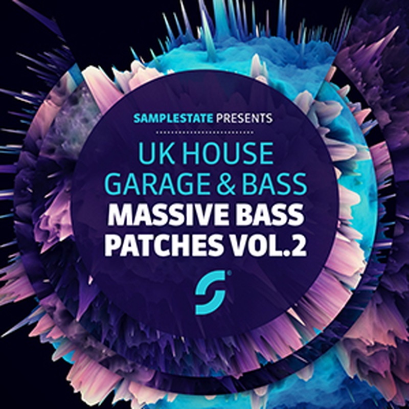 SAMPLESTATE UK HOUSE， GARAGE & BASS MASSIVE BASS PRESETS 2(オンライン納品)(2時間以内に納品)
