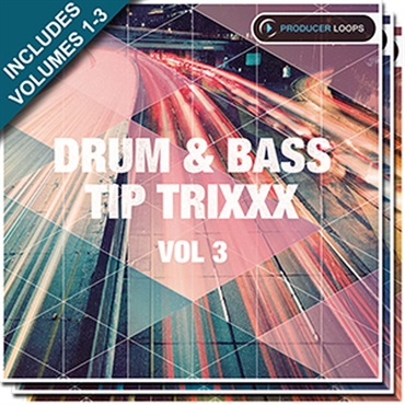 PRODUCER LOOPS DRUM  BASS TIP TRIXXX BUNDLE (VOLS 1-3)(オンライン納品)(2時間以内に納品)
