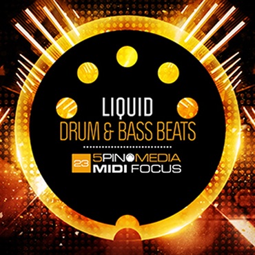 5PIN MEDIA MIDI FOCUS - LIQUID DRUM & BASS BEATS(オンライン納品)(2時間以内に納品)