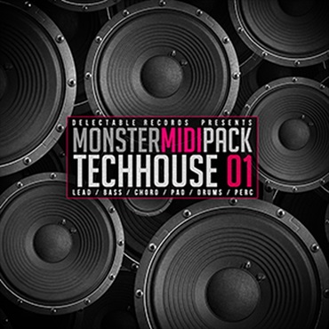 DELECTABLE RECORDS TECH HOUSE MONSTER MIDI PACK 01(オンライン納品)(2時間以内に納品)