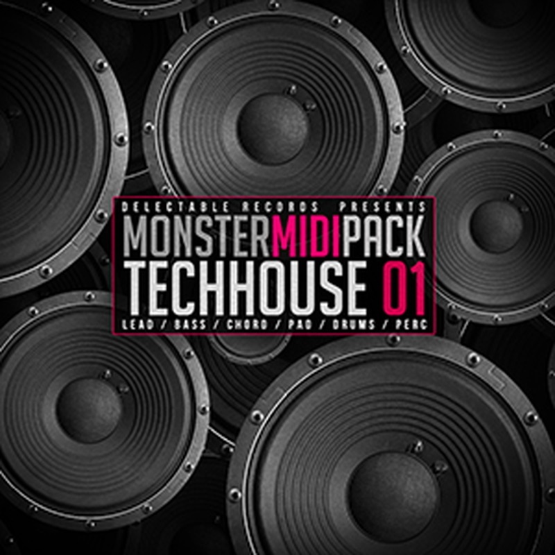 DELECTABLE RECORDS TECH HOUSE MONSTER MIDI PACK 01(オンライン納品)(2時間以内に納品)