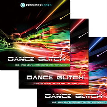 PRODUCER LOOPS DANCE GLITCH BUNDLE (VOLS 1-3)(オンライン納品)(2時間以内に納品)