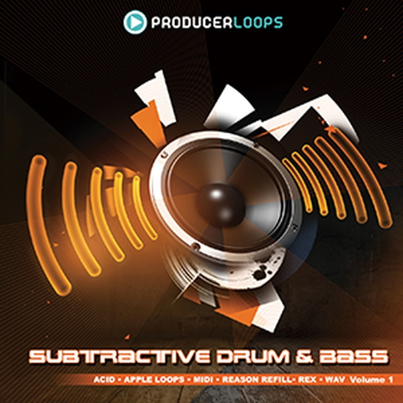 PRODUCER LOOPS SUBTRACTIVE DRUM & BASS VOL.1(オンライン納品)(2時間以内に納品)