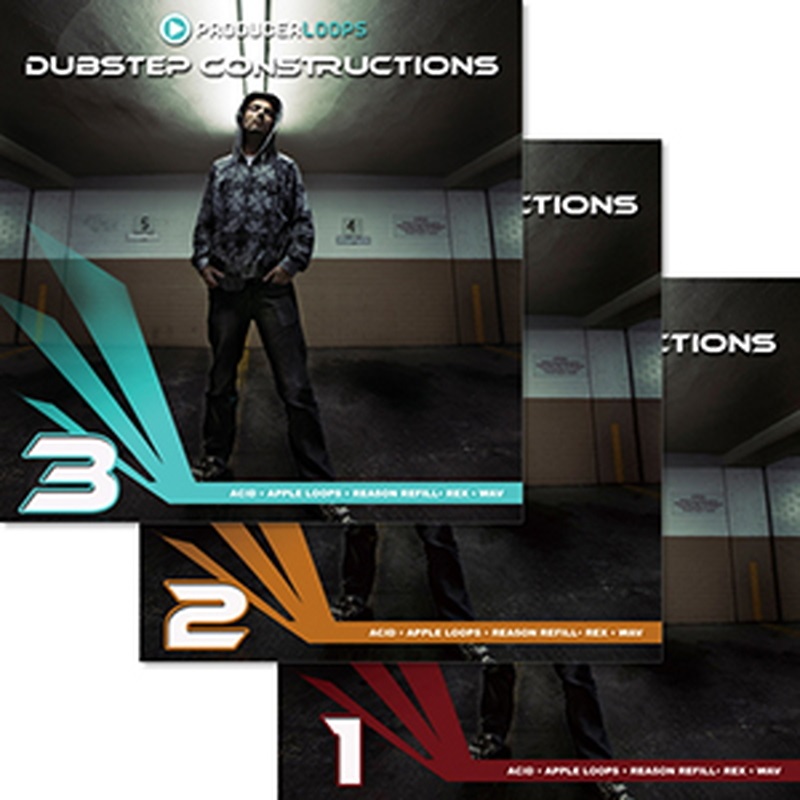 PRODUCER LOOPS DUBSTEP CONSTRUCTIONS BUNDLE (VOLS 1-3)(オンライン納品)(2時間以内に納品)
