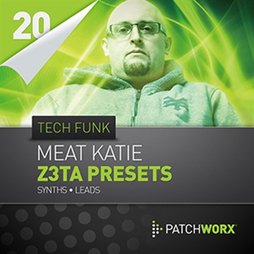LOOPMASTERS MEAT KATIE TECH FUNK SYNTHS Z3TA PRESETS(オンライン納品)(2時間以内に納品)