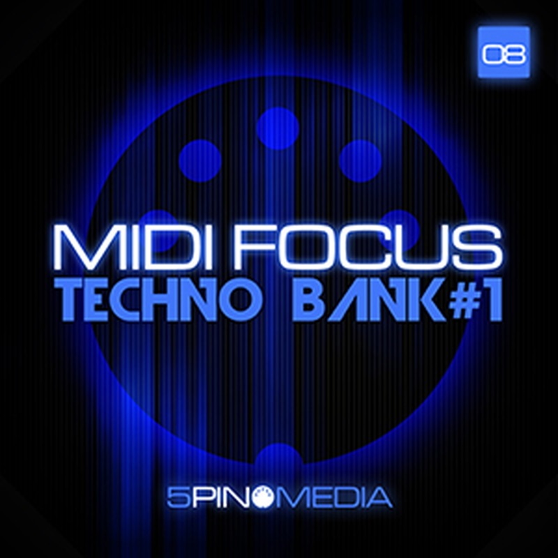 5PIN MEDIA MIDI FOCUS-TECHNO BANK #1(オンライン納品)(2時間以内に納品)