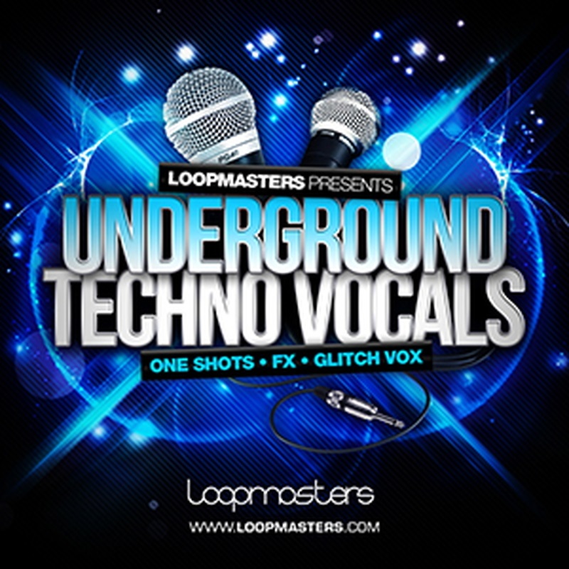 LOOPMASTERS UNDERGROUND TECHNO VOCALS(オンライン納品)(2時間以内に納品)