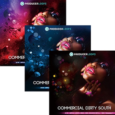 PRODUCER LOOPS COMMERCIAL DIRTY SOUTH BUNDLE VOL.1 - 3(オンライン納品)(2時間以内に納品)