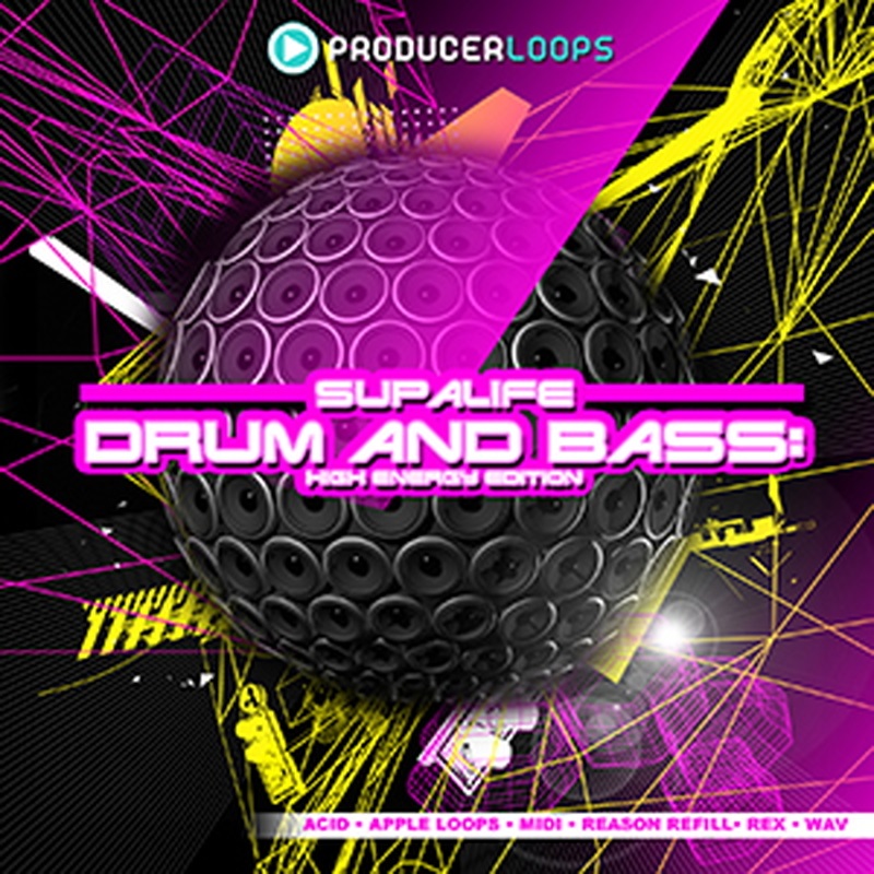 PRODUCER LOOPS SUPALIFE DRUM & BASS / A HIGH ENERGY EDITION(オンライン納品)(2時間以内に納品)