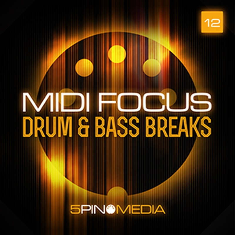 5PIN MEDIA MIDI FOCUS - DRUM & BASS BREAKS(オンライン納品)(2時間以内に納品)