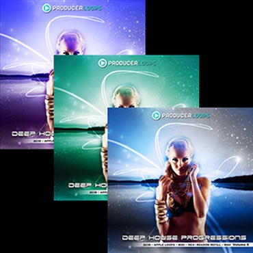 PRODUCER LOOPS DEEP HOUSE PROGRESSIONS BUNDLE (VOLS 4-6)(オンライン納品)(2時間以内に納品)