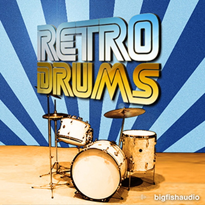 BIG FISH AUDIO RETRO DRUMS(オンライン納品)(2時間以内に納品)