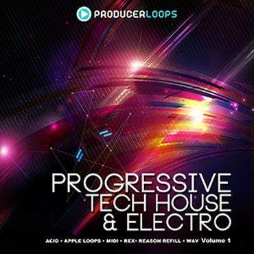 PRODUCER LOOPS PROGRESSIVE TECH HOUSE & ELECTRO VOL 1(オンライン納品)(2時間以内に納品)