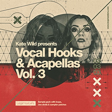 KATE WILD - VOCAL HOOKS & ACAPELLAS VOL 3(オンライン納品)(2時間以内に納品)