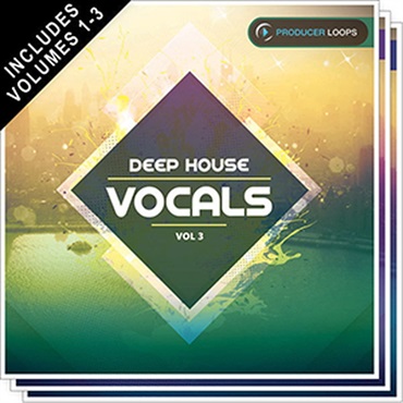 PRODUCER LOOPS DEEP HOUSE VOCALS BUNDLE (VOLS 1-3)(オンライン納品)(2時間以内に納品)