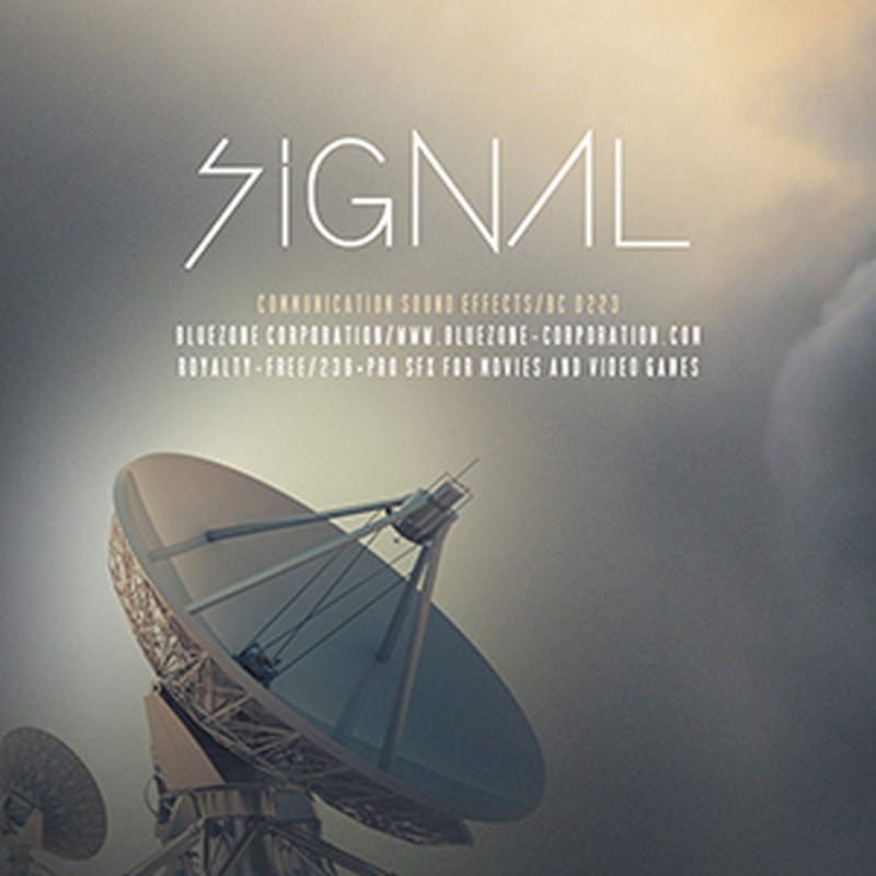 BLUEZONE SIGNAL-COMMUNICATION-SOUND-EFFECTS(オンライン納品)(2時間以内に納品)