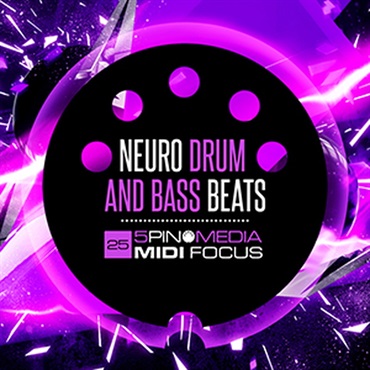 5PIN MEDIA MIDI FOCUS - NEURO DRUM & BASS BEATS(オンライン納品)(2時間以内に納品)