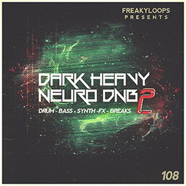 FREAKY LOOPS DARK HEAVY NEURO DNB VOL 2(オンライン納品)(2時間以内に納品)
