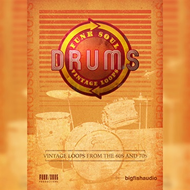 FUNK SOUL VINTAGE DRUM LOOPS(オンライン納品)(2時間以内に納品)