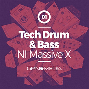 5PIN MEDIA TECH DRUM & BASS NI MASSIVE X(オンライン納品)(2時間以内に納品)