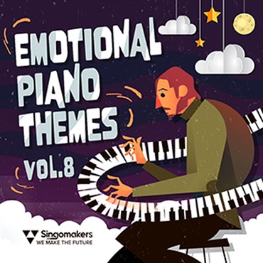 EMOTIONAL PIANO THEMES VOL. 8(オンライン納品)(2時間以内に納品)