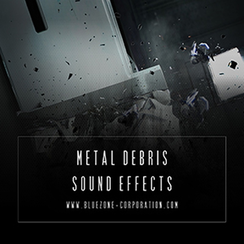 BLUEZONE METAL DEBRIS SOUND EFFECTS(オンライン納品)(2時間以内に納品)