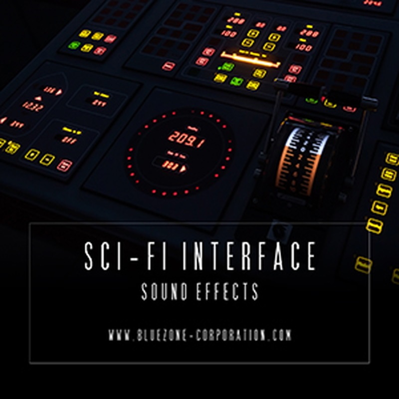 BLUEZONE SCI FI INTERFACE SOUND EFFECTS(オンライン納品)(2時間以内に納品)