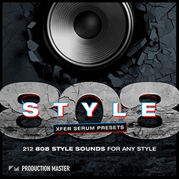 PRODUCTION MASTER 808 STYLE - PRESETS FOR XFER SERUM(オンライン納品)(2時間以内に納品)