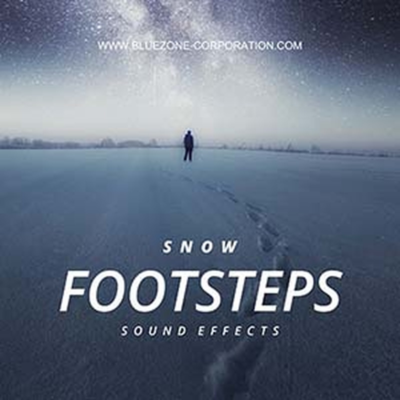 BLUEZONE SNOW FOOTSTEPS SOUND EFFECTS(オンライン納品)(2時間以内に納品)