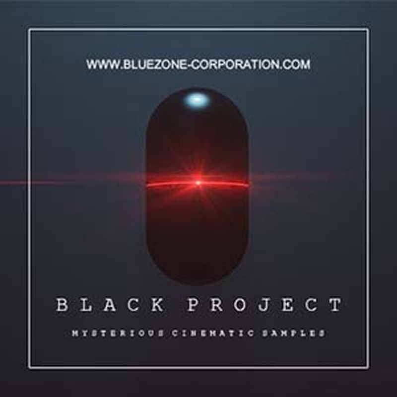 BLUEZONE BLACK PROJECT - MYSTERIOUS CINEMATIC SAMPLES(オンライン納品)(2時間以内に納品)