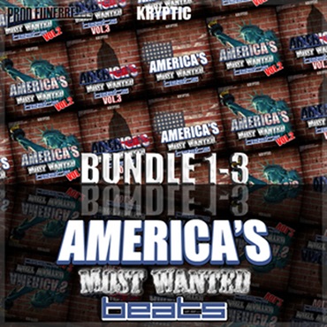 KRYPTIC SAMPLES AMERICA'S MOST WANTED BEATS BUNDLE (VOLS 1-3)(オンライン納品)(2時間以内に納品)