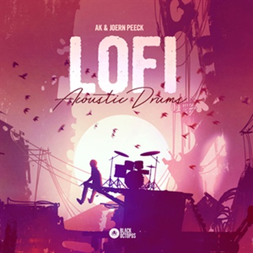 BLACK OCTOPUS LOFI ACOUSTIC DRUMS BY AK & JOERN PEECK(オンライン納品)(2時間以内に納品)