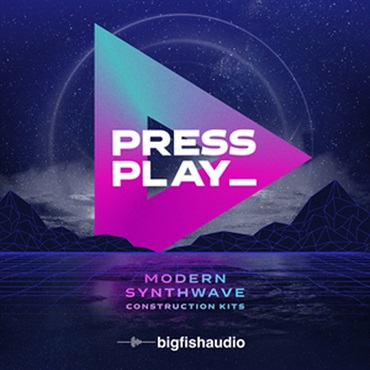 BIG FISH AUDIO PRESS PLAY - MODERN SYNTHWAVE CONSTRUCTION KITS(オンライン納品)(2時間以内に納品)
