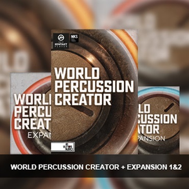WORLD PERCUSSION CREATOR + EXPANSION 1&2(オンライン納品)(2時間以内に納品)