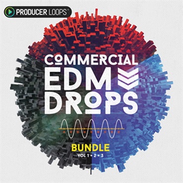 PRODUCER LOOPS COMMERCIAL EDM DROPS BUNDLE (VOLS 1-3)(オンライン納品)(2時間以内に納品)