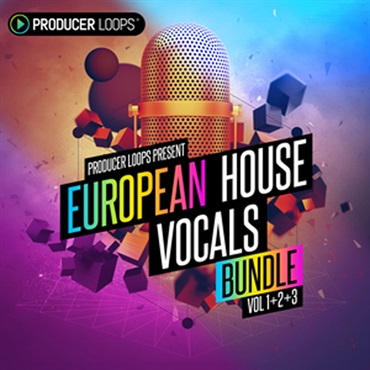EUROPEAN HOUSE VOCALS BUNDLE (VOLS 1-3)(オンライン納品)(2時間以内に納品)