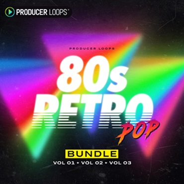 PRODUCER LOOPS 80S RETRO POP BUNDLE (VOLS 1-3)(オンライン納品)(2時間以内に納品)