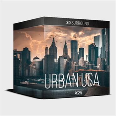 BOOM Library URBAN USA - 3D SURROUND & STEREO(オンライン納品)(2時間以内に納品)
