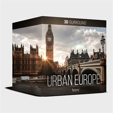 BOOM Library URBAN EUROPE - 3D SURROUND & STEREO(オンライン納品)(2時間以内に納品)