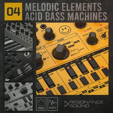RESONANCE SOUND MELODIC ELEMENTS - ACID BASS MACHINES(オンライン納品)(2時間以内に納品)