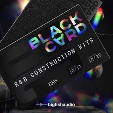 BIG FISH AUDIO BLACK CARD - R&B CONSTRUCTION KITS(オンライン納品)(2時間以内に納品)